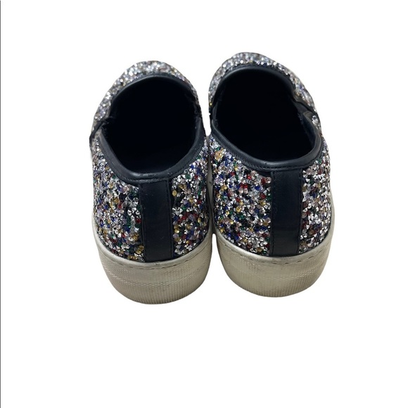 Steve Madden Gracious Slip On Shoes Sparkling Multicolored Jewel Rhinestones 7.5 - Picture 3 of 8